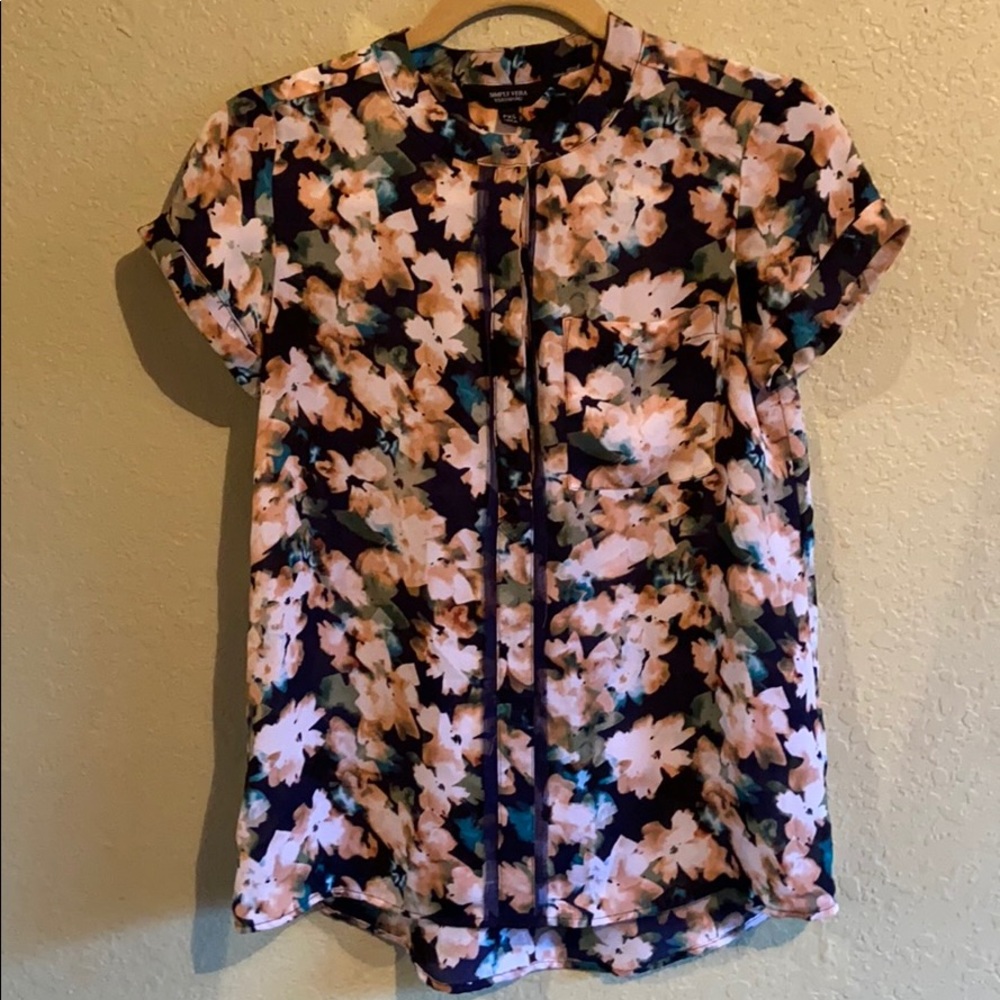 Vera Wang floral blouse